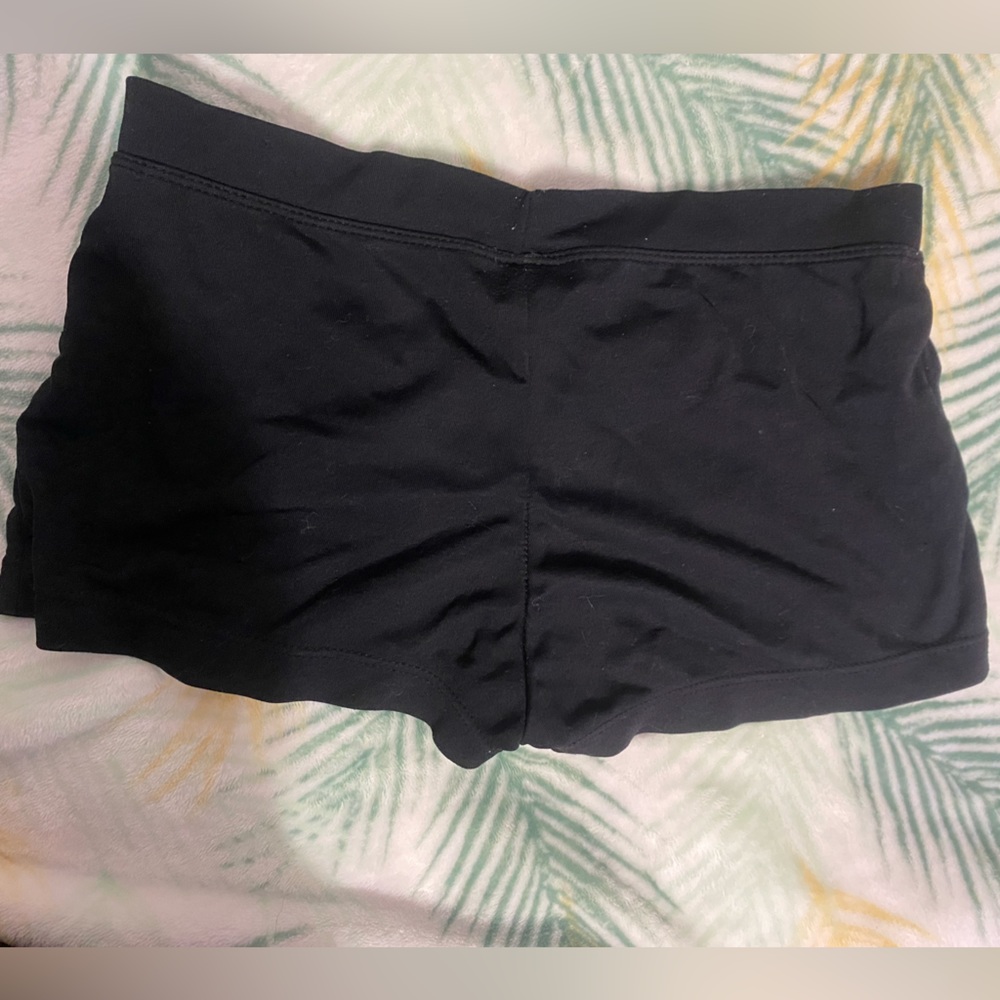 Women’s black spandex